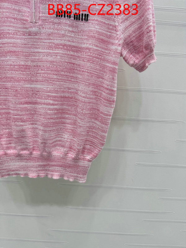 Clothing-MIU MIU counter quality ID: CZ2383 $: 85USD