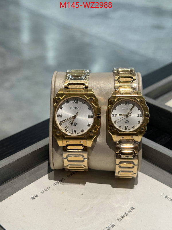 Watch(4A)-Gucci aaaaa+ quality replica ID: WZ2988 $: 145USD
