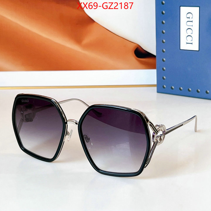 Glasses-Gucci shop the best high quality ID: GZ2187 $: 69USD