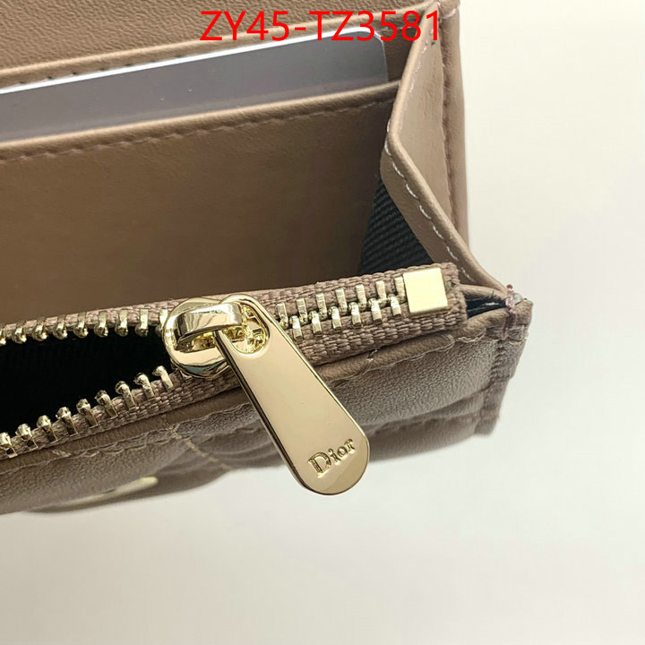 Dior Bags(4A)-Wallet- high quality aaaaa replica ID: TZ3581 $: 45USD,