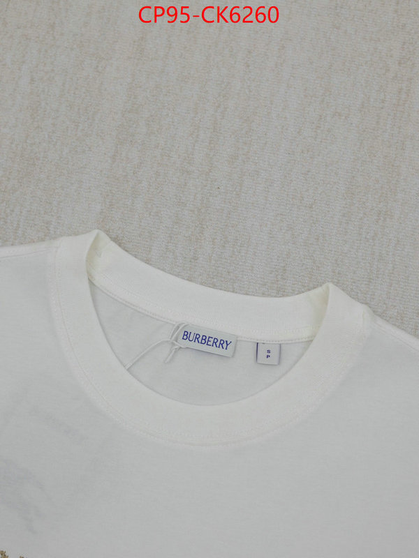 Clothing-Burberry quality replica ID: CK6260 $: 95USD