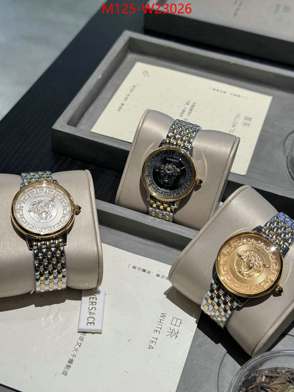 Watch(4A)-Versace knockoff highest quality ID: WZ3026 $: 125USD