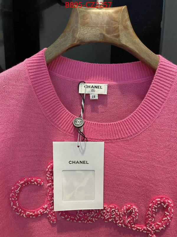 Clothing-Chanel quality aaaaa replica ID: CZ2257 $: 95USD