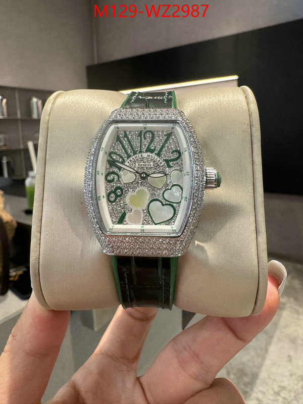 Watch(4A)-Franck Muller fake designer ID: WZ2987 $: 129USD