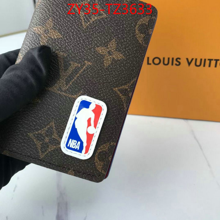 LV Bags(4A)-Wallet fake high quality ID: TZ3633 $: 35USD,