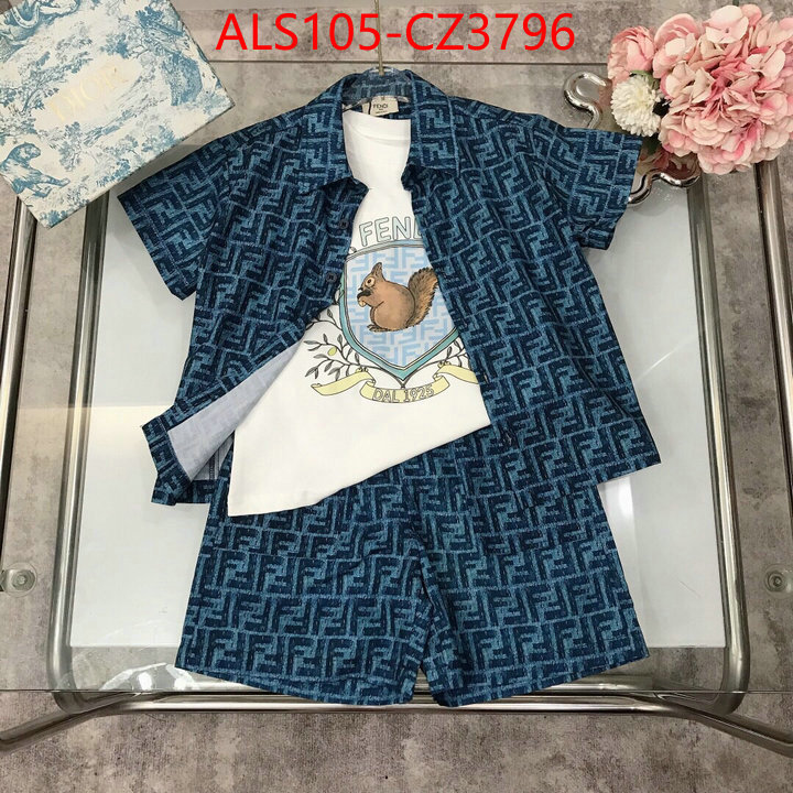Kids clothing-Fendi sale outlet online ID: CZ3796 $: 105USD