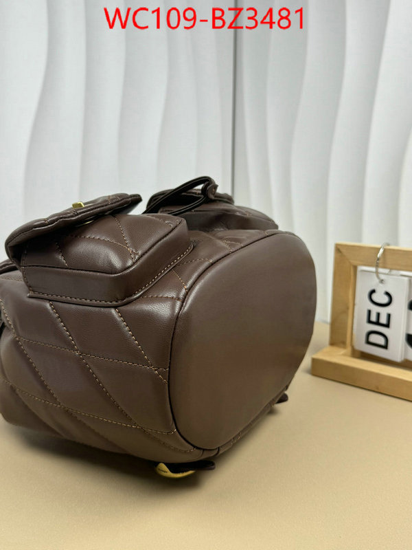Coach Bags(4A)-Backpack- designer ID: BZ3481 $: 109USD,