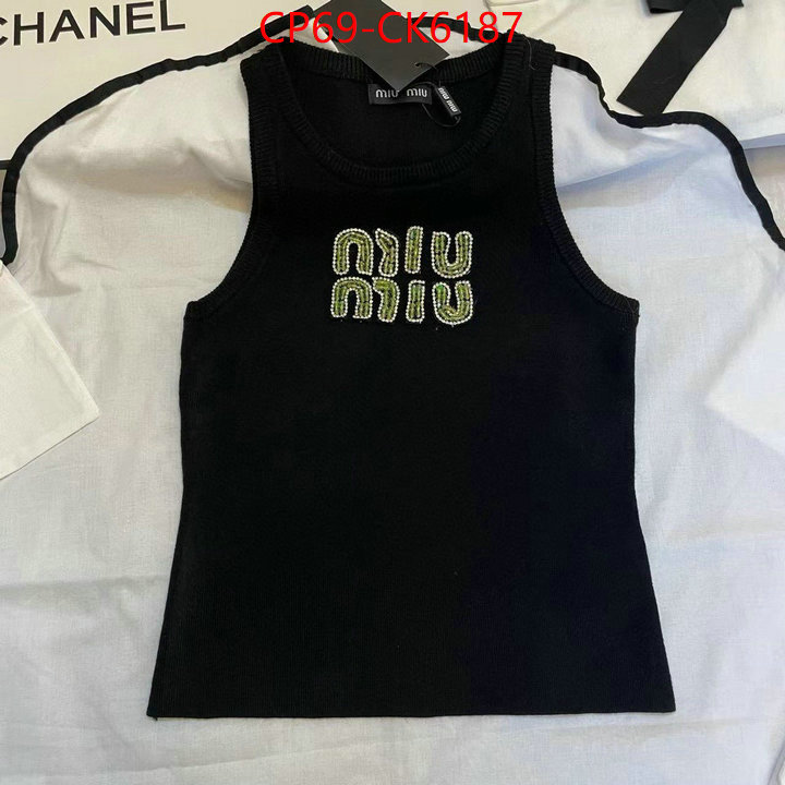 Clothing-MIU MIU 2024 aaaaa replica 1st copy ID: CK6187 $: 69USD
