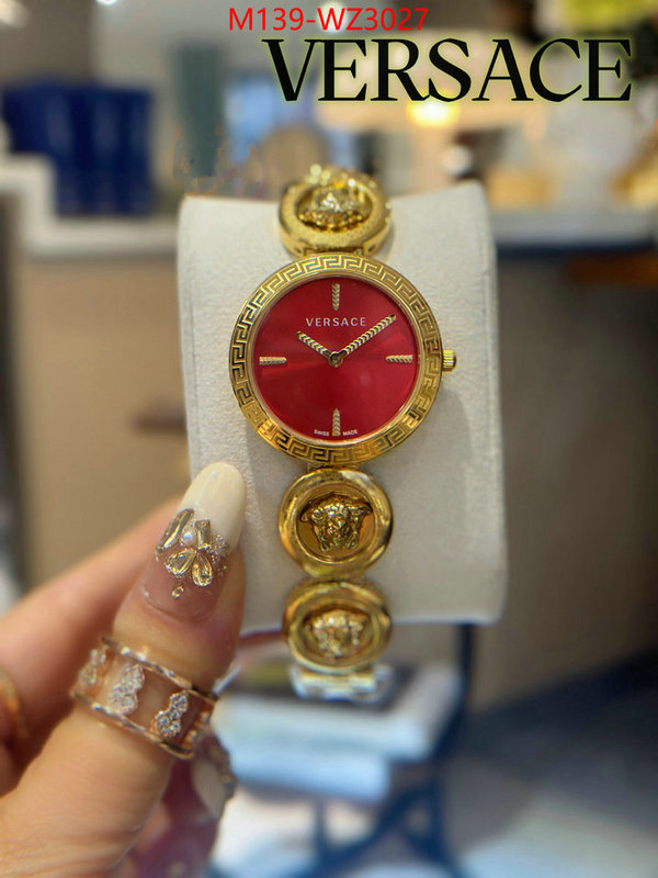 Watch(4A)-Versace 2024 luxury replicas ID: WZ3027 $: 139USD