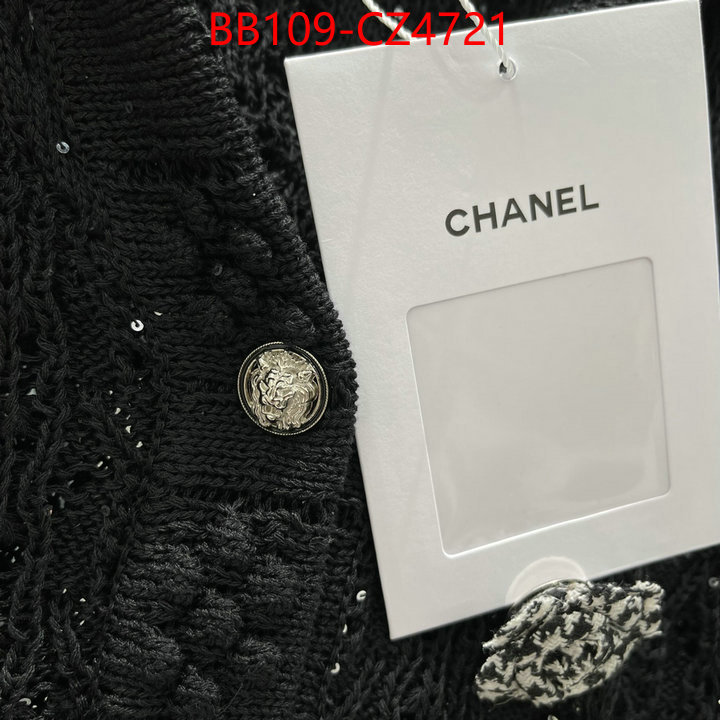 Clothing-Chanel best fake ID: CZ4721 $: 109USD