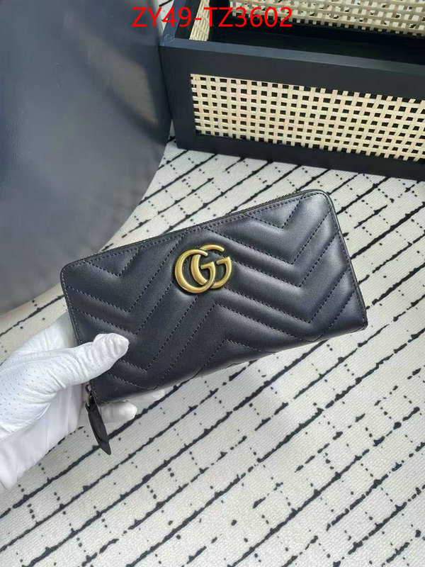 Gucci Bags(4A)-Wallet- aaaaa replica ID: TZ3602 $: 49USD,