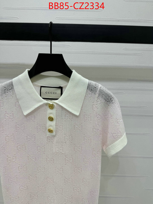 Clothing-Gucci high quality ID: CZ2333 $: 85USD