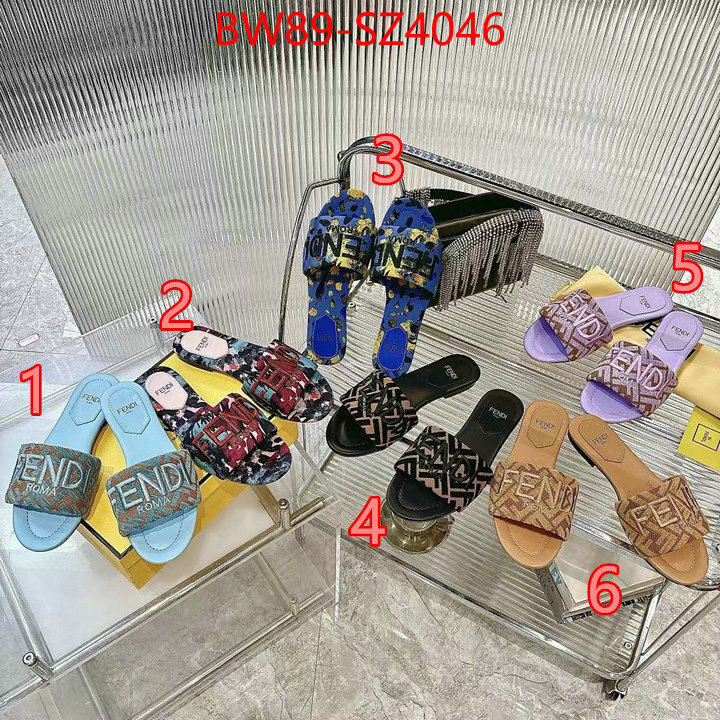 Women Shoes-Fendi replica wholesale ID: SZ4046 $: 89USD
