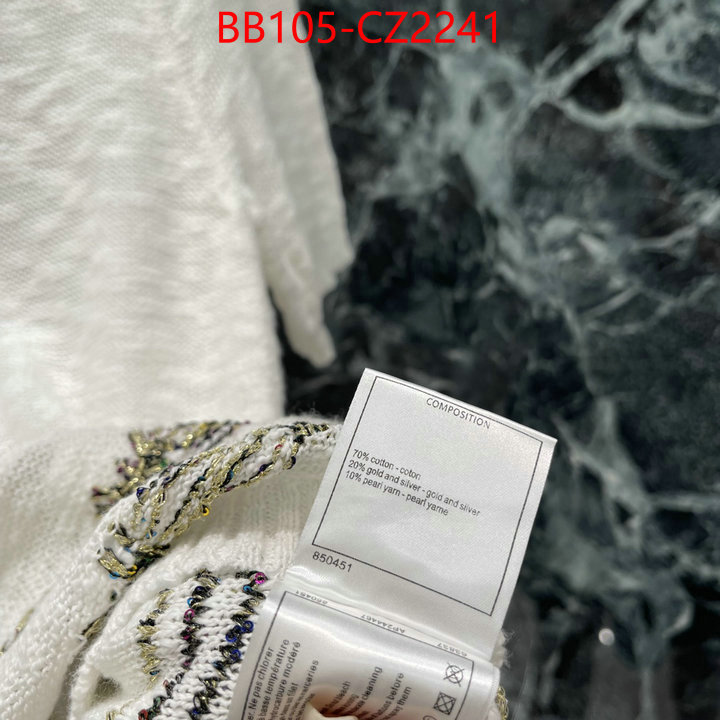Clothing-Chanel luxury cheap replica ID: CZ2241 $: 105USD