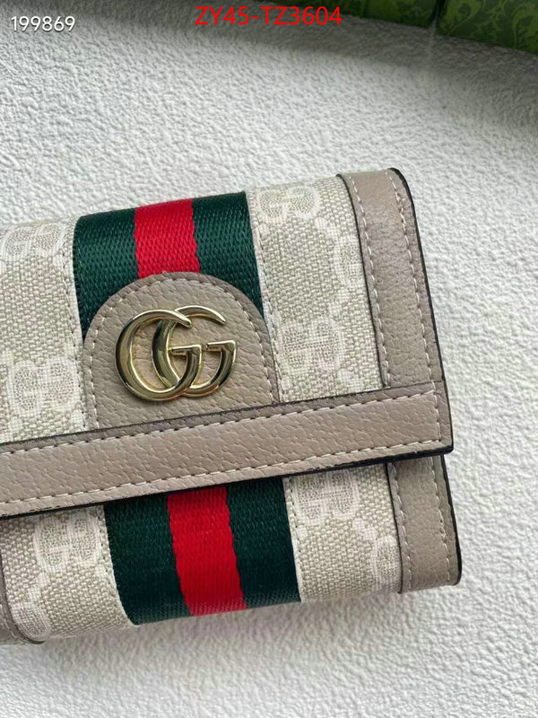 Gucci Bags(4A)-Wallet- top quality replica ID: TZ3604 $: 45USD,