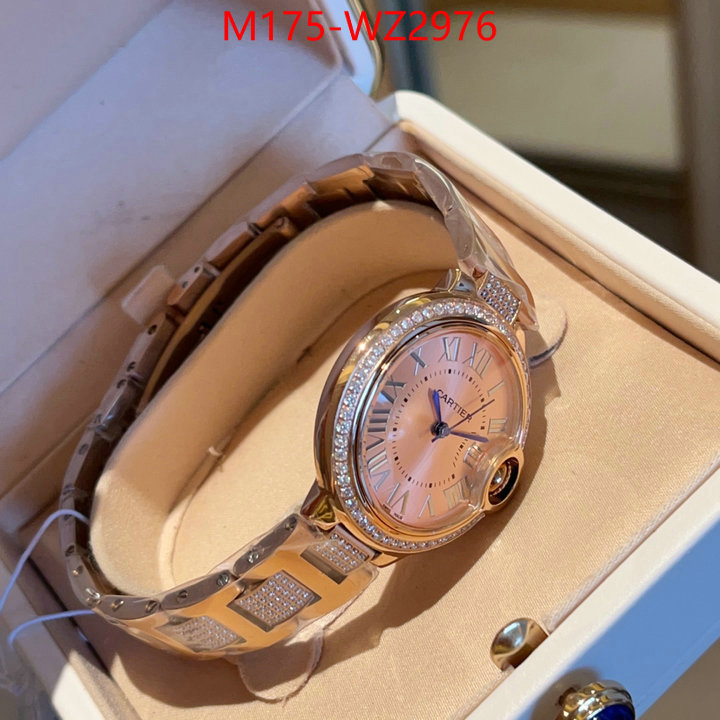 Watch(4A)-Cartier 2024 replica wholesale cheap sales online ID: WZ2976 $: 175USD