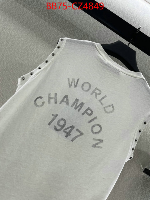 Clothing-Dior best luxury replica ID: CZ4849 $: 75USD