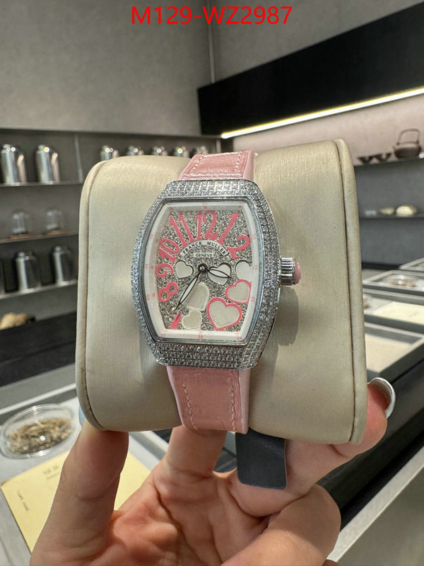 Watch(4A)-Franck Muller fake designer ID: WZ2987 $: 129USD