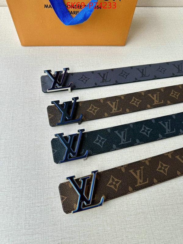 Belts-LV 2024 perfect replica designer ID: PZ4233 $: 69USD