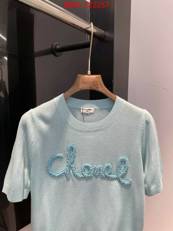 Clothing-Chanel quality aaaaa replica ID: CZ2257 $: 95USD
