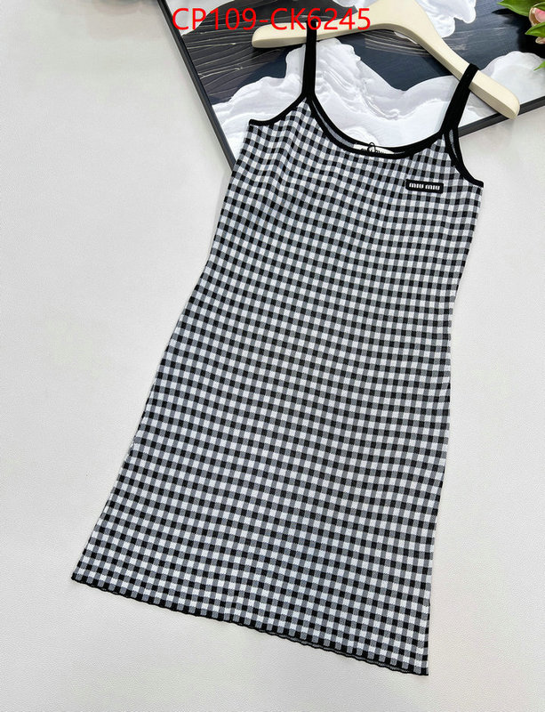 Clothing-MIU MIU copy aaaaa ID: CK6245 $: 109USD