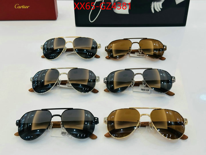 Glasses-Cartier outlet 1:1 replica ID: GZ4381 $: 65USD