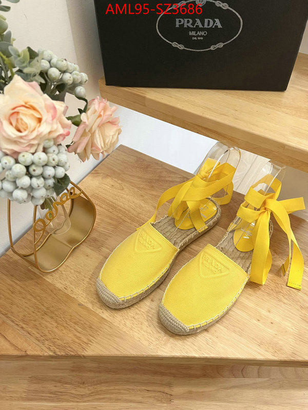 Women Shoes-Prada good quality replica ID: SZ3686 $: 95USD