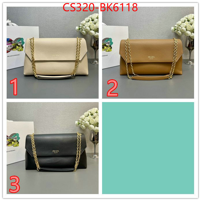 Prada Bags(TOP)-Handbag- 7 star ID: BK6118 $: 320USD,