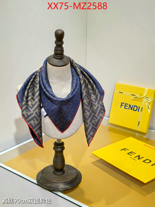 Scarf-Fendi for sale cheap now ID: MZ2588 $: 75USD