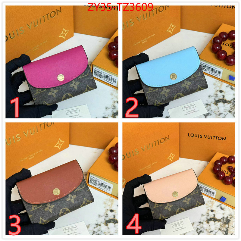 LV Bags(4A)-Wallet where to buy replicas ID: TZ3609 $: 35USD,