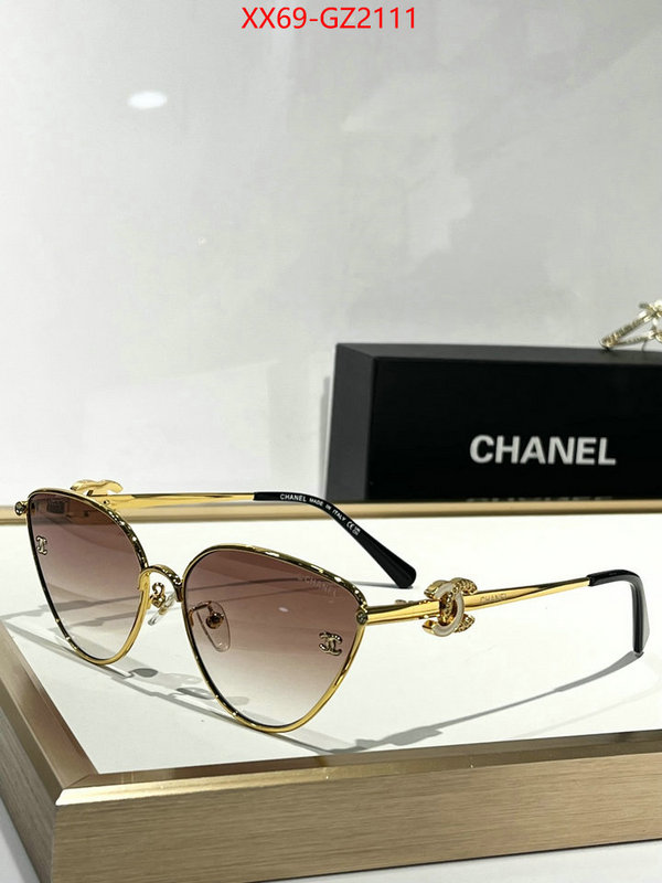 Glasses-Chanel aaaaa+ replica designer ID: GZ2111 $: 69USD