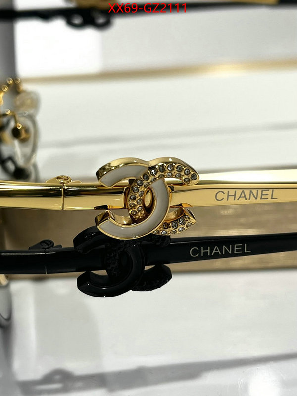 Glasses-Chanel aaaaa+ replica designer ID: GZ2111 $: 69USD