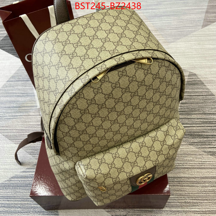 Gucci Bags(TOP)-Backpack- what's the best to buy replica ID: BZ2438 $: 245USD,