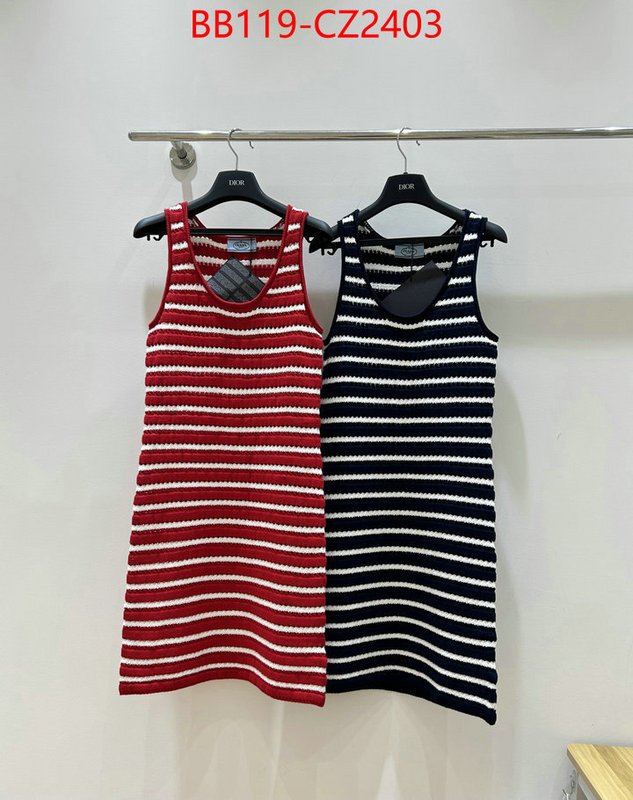 Clothing-Prada copy ID: CZ2403 $: 119USD