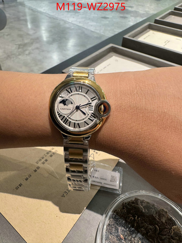 Watch(4A)-Cartier buy best quality replica ID: WZ2975 $: 119USD