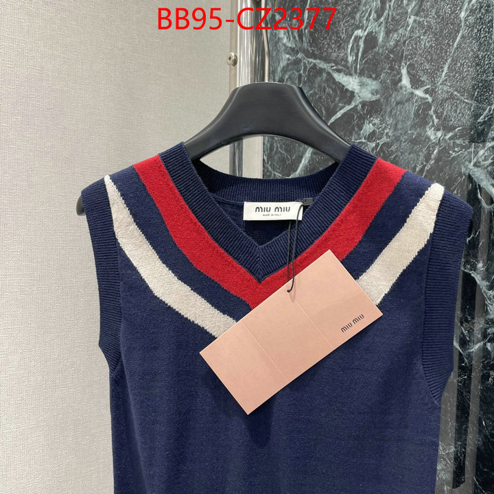 Clothing-MIU MIU where to buy replicas ID: CZ2377 $: 95USD