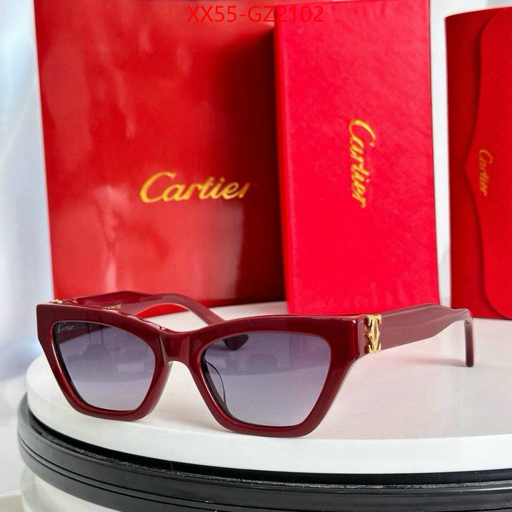 Glasses-Cartier top quality designer replica ID: GZ2102 $: 55USD