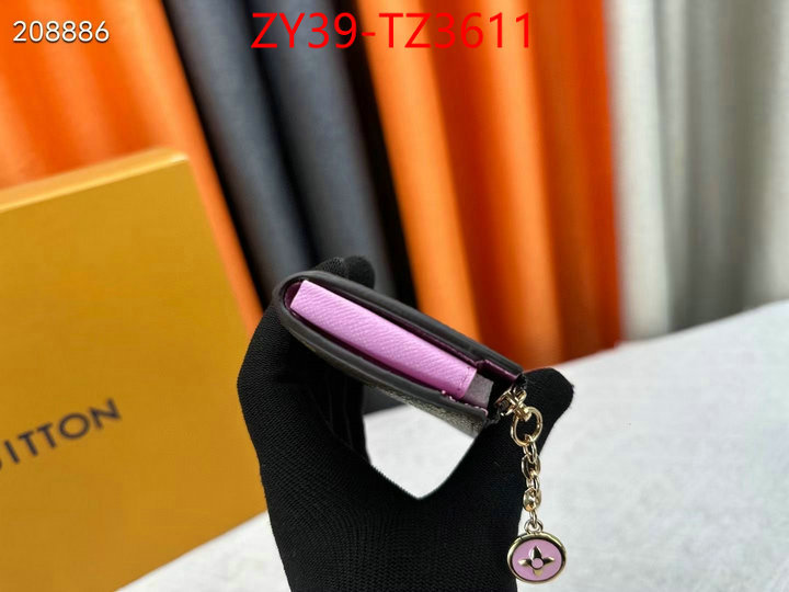 LV Bags(4A)-Wallet cheap ID: TZ3611 $: 39USD,