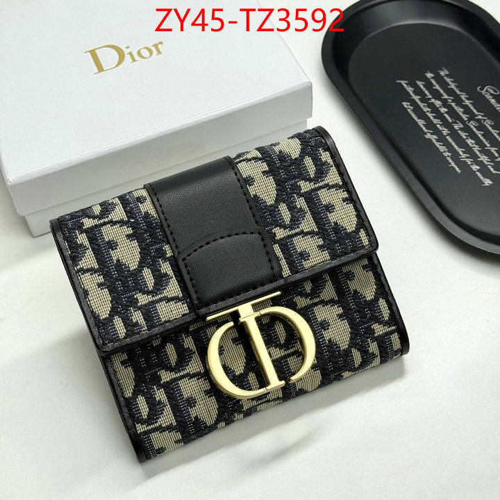 Dior Bags(4A)-Wallet- top quality website ID: TZ3592 $: 45USD,