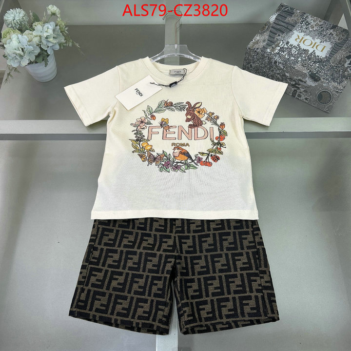 Kids clothing-Fendi highest quality replica ID: CZ3820 $: 79USD