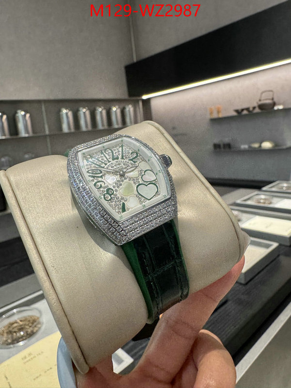 Watch(4A)-Franck Muller fake designer ID: WZ2987 $: 129USD