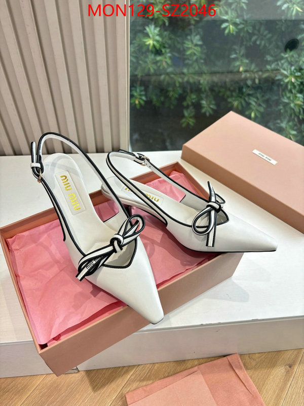 Women Shoes-Miu Miu 1:1 replica ID: SZ2046 $: 129USD