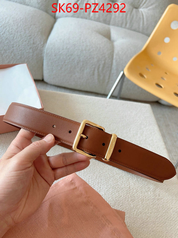 Belts-MIU MIU buy aaaaa cheap ID: PZ4292 $: 69USD