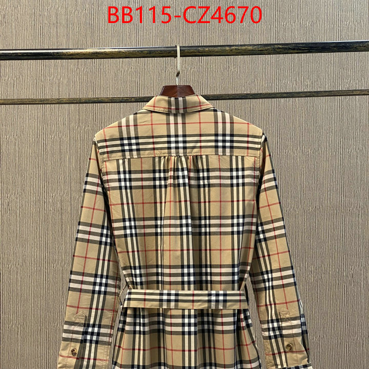Clothing-Burberry the best quality replica ID: CZ4670 $: 115USD