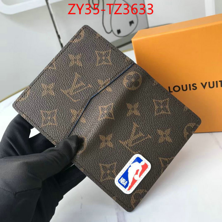 LV Bags(4A)-Wallet fake high quality ID: TZ3633 $: 35USD,