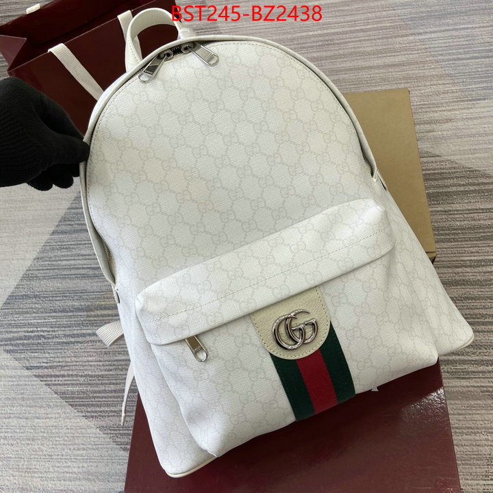 Gucci Bags(TOP)-Backpack- what's the best to buy replica ID: BZ2438 $: 245USD,