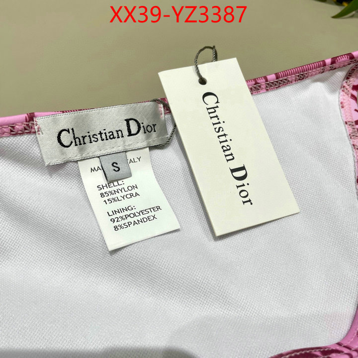 Swimsuit-Dior designer high replica ID: YZ3387 $: 39USD