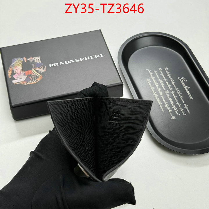 Prada Bags(4A)-Wallet best designer replica ID: TZ3646 $: 35USD,