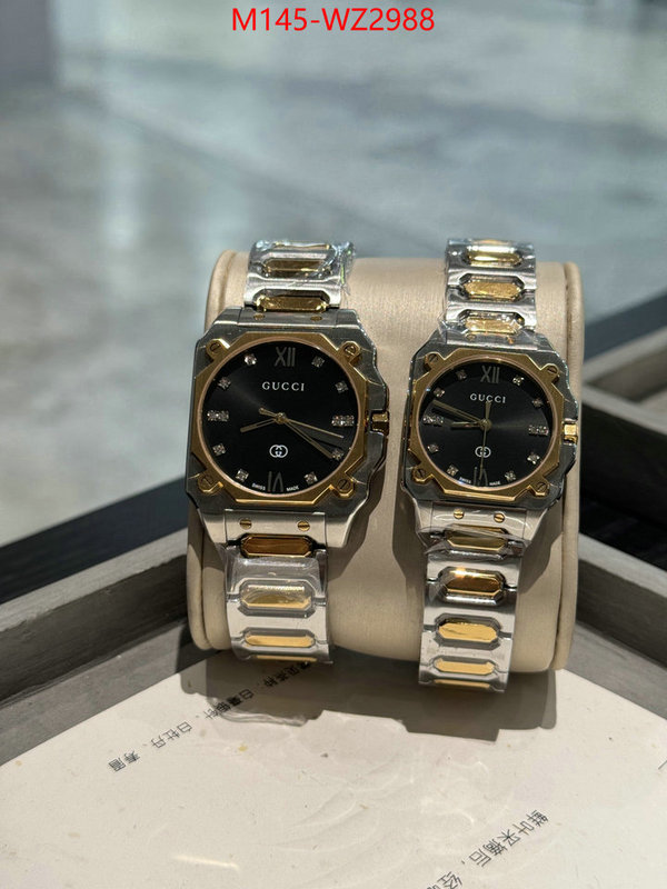 Watch(4A)-Gucci aaaaa+ quality replica ID: WZ2988 $: 145USD