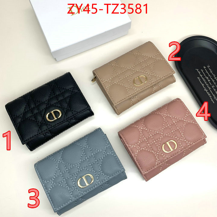 Dior Bags(4A)-Wallet- high quality aaaaa replica ID: TZ3581 $: 45USD,